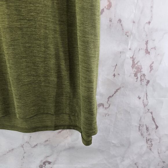 REI Co Op Shirt Womens XL Green Tech Short Sleeve Active Pursuits Hiking Stripe - Picture 4 of 9